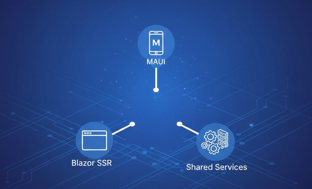 Building a Hybrid Application in .NET with MAUI, Blazor SSR, and Shared Services